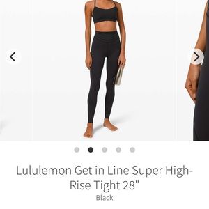 Lululemon Get in Line 28” Leggings